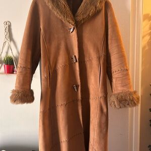 70s vintage sheepskin penny lane coat